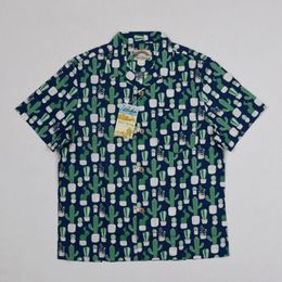 Men's Casual Shirts DONG Cactus Camp Summer Aloha Hawaii Short Sleeve Tee UnisexMen's