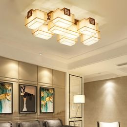 Pendant Lamps Lamp In The Living Room Lobby Light Chinese Style Three Bedrooms Two Rooms Simple RectangularPendant