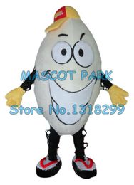 Mascot doll costume Humour happy rice mascot costume adult size cartoon white rice food theme funny costumes carnival fancy dress shopping k
