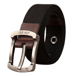 Belts Unisex Belt Durable Canvas Pin Buckle Men Fashion Casual Women And Cowboy Pants BeltBelts