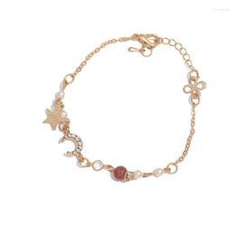 Link Chain Moon Star Bracelet Female Valentine's Day Boudoir Gift Net Red Jewelry Send Girlfriend JewelryLink Lars22