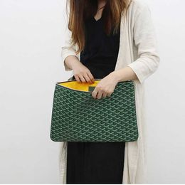 2022 Luxury Brand Female Print Pattern Envelope Clutch New Fashion Large Capacity Classic Handbag High Quality Office Folder