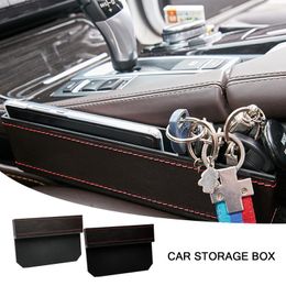 Car Organizer 1 PC Seat Storage Box&Console Side Pocket Coin Phone Cup Holder Automobiles Interior Decorations Parts