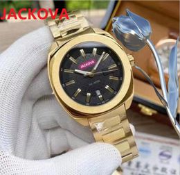 High Quality Men Women Watch 40mm 316L Stainless Steel Japan Quartz Movement Couple Lovers Clock Table Military date display ICED Out Hip Hop Wristwatch GU-DESIGNER