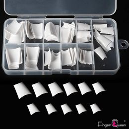 100Pcs box Duck Nail Tips Extension System Accessories Press on Nails Capsule UV Gel Polish Building Manicure Tools False 220716