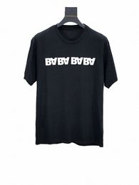 Ba 2022 Yaz Yeni Kısa Kollu erkek t gömlek tee rahat mektup hip hop gömlek üst mens tshirt tees E1XG #