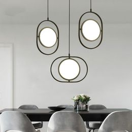 Pendant Lamps Modern Vintage Black Lights Led Nordic Loft Hanging Lamp For Livingroom Restaurant Bedroom Bar Home Deco Maison LustresPendant