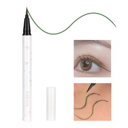 Waterproof non-smudge color eyeliner #10 forest green 1pc