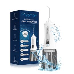 Water flosser Cordless Portable Oral Irrigator Dental Floss With Massage Function long time water toothpick