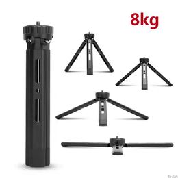 Tripods Mini Tripod For Camera Aluminum Tripie Desktop Metal DSLR ILDC Camcorder ProjectorTripods