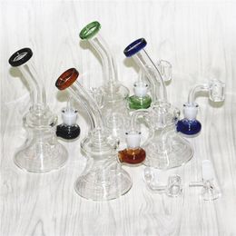 Hookahs Beaker Bong Colored Water Pipes 14mm Banger Dab Oil Rigs Heady Glass Water Bongs 7.4 inch