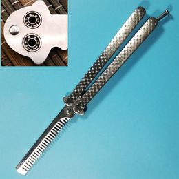 martial arts gifts UK - butterfly cloud Dragon scale comb ball bearing butterfly trainer training knife not sharp Crafts Martial arts knvies xmas gift Adf3106