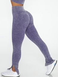 Yoga Outfit Seamless Leggings High Waist Fitness Push Up Sports Pants Zipper Stretch Workout Scrunch Bum FemaleYoga