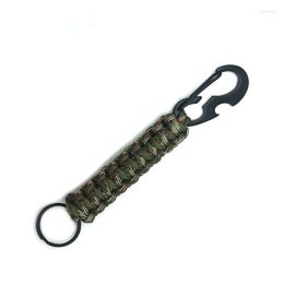 Keychains Arrival Umbrella Cord Braided Key Chains With Bottle Opener Keychain Portable Outdoor Jewellery Gift Wholesale Fier22