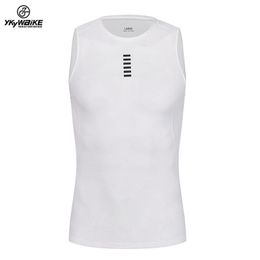 YKYWBIKE Men Cycling Base Layer Summer Jersey Vest Bike Bicycle Mesh Underwear Clothing D220615