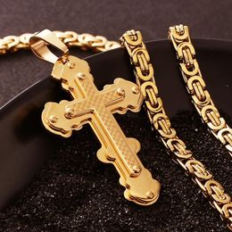 Pendant Necklaces Discount Top Quality Male Necklace Cross Jesus For Women Stainless Steel Necklanecklace On SPendant