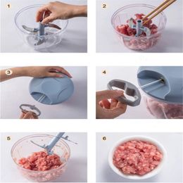 Food Garlic Press Crusher Manual Garlic Press Fruit Chopper Multi-function Meat Grinder Vegetable Cutter Kitchen Tool