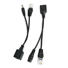 POE Adaptör Kablosu RJ45 Enjektör Ayrıştırıcı Kit Bant Ethernet üzerinden Pasif Güç 12-48V Synthesizer Ayırıcı Birleştirici 1 Çift