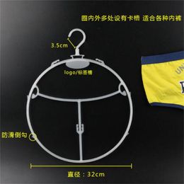 3style Plastic Trouser Ring Female Mannequin body Universal Swimsuit Round Hook Rack Cloth Store Display Hanger Boxer Pants C059