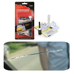 Car Cleaning Tools Windshield Repair Kit Quick Fix DIY Wind Glass Bullseye Rock Chip Crack Star Easy Instructions Operation AccessoriesCar