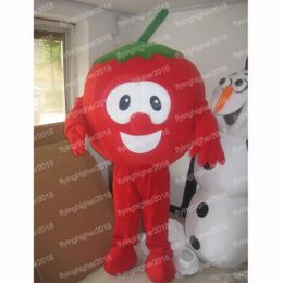 Hallowee tomato Mascot Costume Cartoon Anime theme character Carnival Adult Unisex Dress Christmas Fancy Performance Party Dress