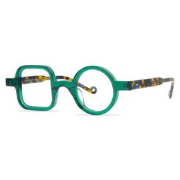 Men Optical Glasses Man Eyeglass Frame Brand Women Spectacle Frames Irregular Myopia Glasses Top Qualitly Eyewear with Clear Lens