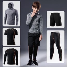 Running Sets Children Tracksuit Compression Sports Suit Gym Fitness Clothes Boys Jogging Sport Wear Training Exercise Tight Dry FitRunning