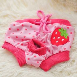 Dog Apparel Panties Diapers Diaper Physiological Pant Bitch Briefs Female Dogs Cute Cartoon Puppy Shorts UnderwearDog