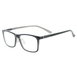 Fashion Sunglasses Frames Men Women Full Rim Rectangular Spectacles Lightweight Flexible Plastic Eyeglass With Spring Hinge For Prescription