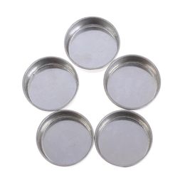 Candle Holders High Quality 10 PCS Empty Tealight Tins Molds Jars Cosmetic Sample Containers For DIY MakingCandle