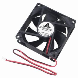 Fans & Coolings Gdstime 2 Pieces 12V PC Computer Case DC Cooling Fan 80mm X 25mm 80x80x25mm Two Wires 2Pin 3.14 Inch 8cmFans