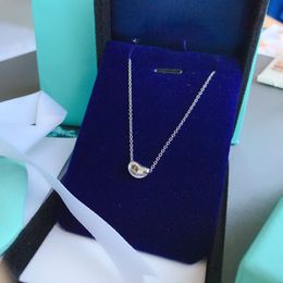 Designer unisex femminile collane in oro 18k per donna argento trendy fava ciondolo gioielli moda regalo di San Valentino per la fidanzata accessori vendita regali fantastici