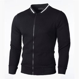 MRMT Brand Men's Plaid Sweatshirts Zipper Men Sweatshirts Stand Collar for Male Casual Man Zipper Sweatshirt Clothing 220817