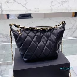 Summer Claassic Mini Quilted Hobos Black Bags Quilted Luxury Designer Gold Hardware With Charm Crosbody Shoulder Handbags Large Capacity