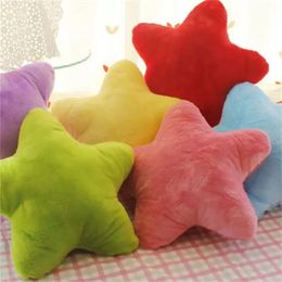 Stuffed Animals Cartoon plush toys INS cute Imitation Creative scene layout simulation five star Solid color sofa pillow office cushion Wedding gift