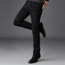 s Business Long Pants Stretch Men Jeans Comfortable Trousers LJ200903