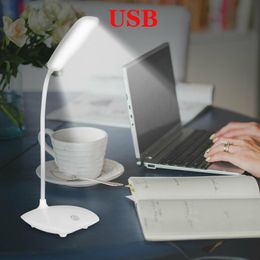 Table Lamps 18LED For Bedroom USB Powered Bedside Desk Rechargeable Study Eye Protection Lamp Dormitory Reading