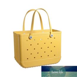 Pratico impermeabile donna Eva Tote Large Shopping Basket Bags Washable Beach Silicone Bog Bag Purse Eco Jelly Candy Lady Handbags