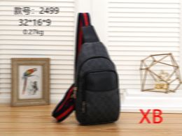 Men Handbag Crossbody Shoulder bags satchels messenger black grid designer Purse Mobile phone storage Women chest Backpack