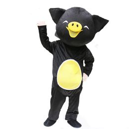 Performance Pig Mascot Costumes Christmas Halloween Fancy Party Dress Cartoon Character Carnival Xmas Advertising Birthday Party Costume Outfit