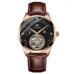 Watch Men's Mechanical Fully Automatic Special Forces Hollowed-out Leather Belt Fashion Trend Waterproof Wristwatches
