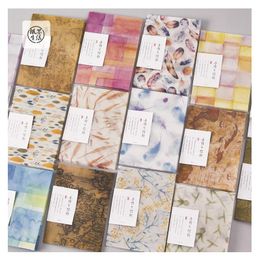 Gift Wrap Envelopes & Sealing Stickers/Pack Retro Map Flower Series Parchment Paper Envelope Korean StationeryGift
