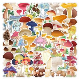 50PCS Graffiti Skateboard Stickers retro mushroom For Car Baby Scrapbooking Pencil Case Diary Phone Laptop Planner Decoration Book Album Kids Toys DIY Decals