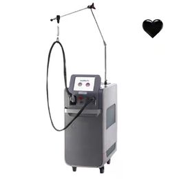 New year 755+1064nm 2 wavelength Fibre laser permanent hair removal machine 5mm-18mm changable spot size