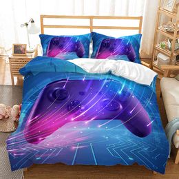 3d Coo Gamepad Bedding Set Luxury Duvet Cover with Pillowcase Quilt Queen King Cartoon Children Boys Bedspread