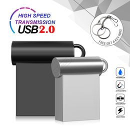 New Super Mini Metal Usb Flash Drive 4G 8G 16G Pen Drive 32GB High Speed Memory Stick U Disc 64GB 128GB Pendrive 2.0 Memoria Usb