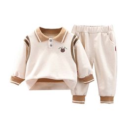 Toddler Kid Boy Clothing Sets Spring Children Tops + Pants Sports Kids Clothes Boys Tracksuit for 220507
