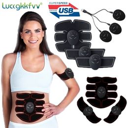 USB Rechargeable EMS Wireless Buttocks Hip Trainer Abdominal ABS Stimulator Fitness Body Slimming Massager 220630
