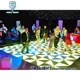 DMX Colourful Portable 100X100cm RGB White Acrylic LED Dance Floor