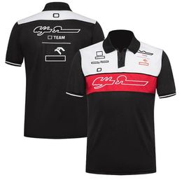 F1 Formula 1 Lapel T-shirt Summer Team Polo Uniform Same Custom V3PW